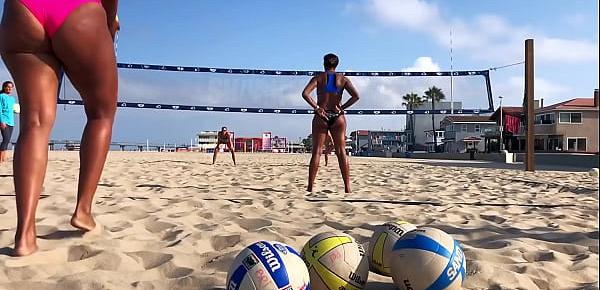  Big Booty African Volleyball